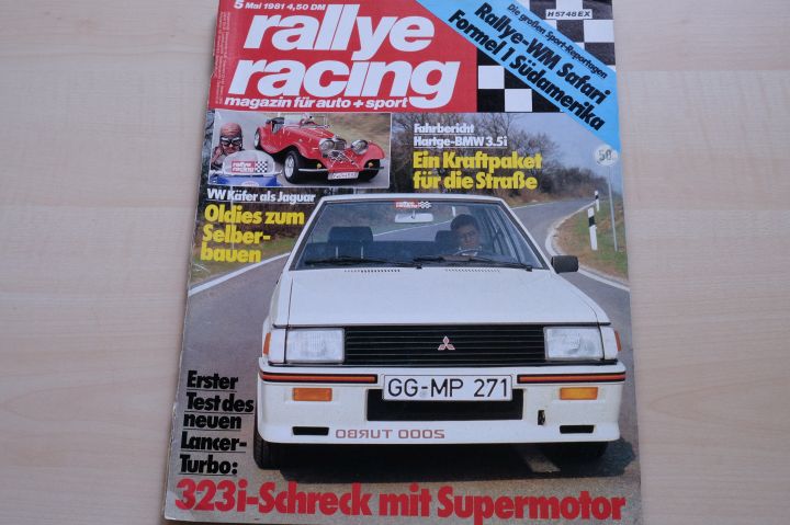 Deckblatt Rallye Racing (05/1981)